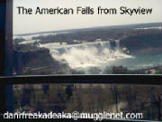 The American Falls From Skyview.