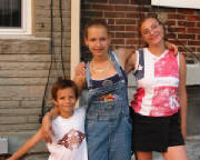 Renae, Patrick and I. My Cousins