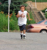Patrick Running In Da Street