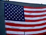 The American Flag...This is on B-Ball Court Wall